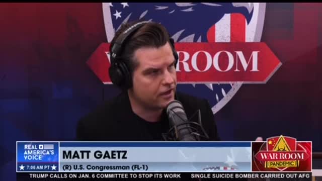 Rep Matt Gaetz Joins WarRoom - Pence