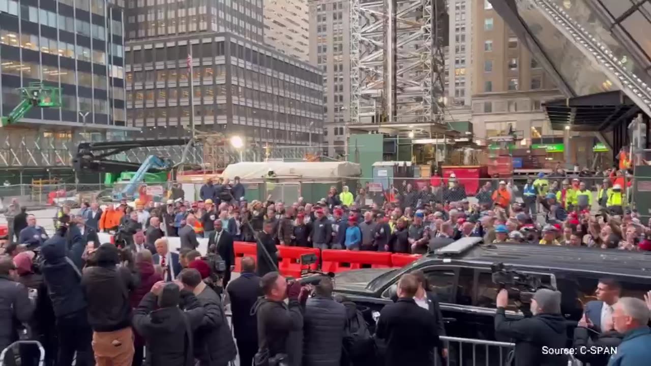 WATCH: Trump Gets A “Hero’s Welcome” During Manhattan Appearance