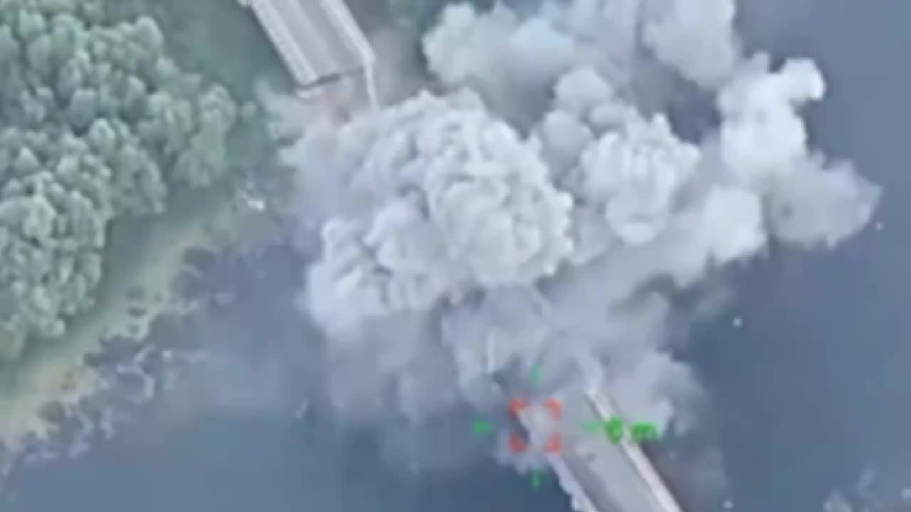 Ukrainian Aviation Strikes a Critical Bridge in Kursk Region