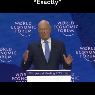 Its Happening And We Can't Stop It | Klauss Schwab | New World Order