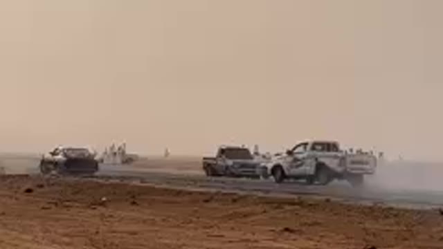 Amazing car drifting in Abu Dhabi