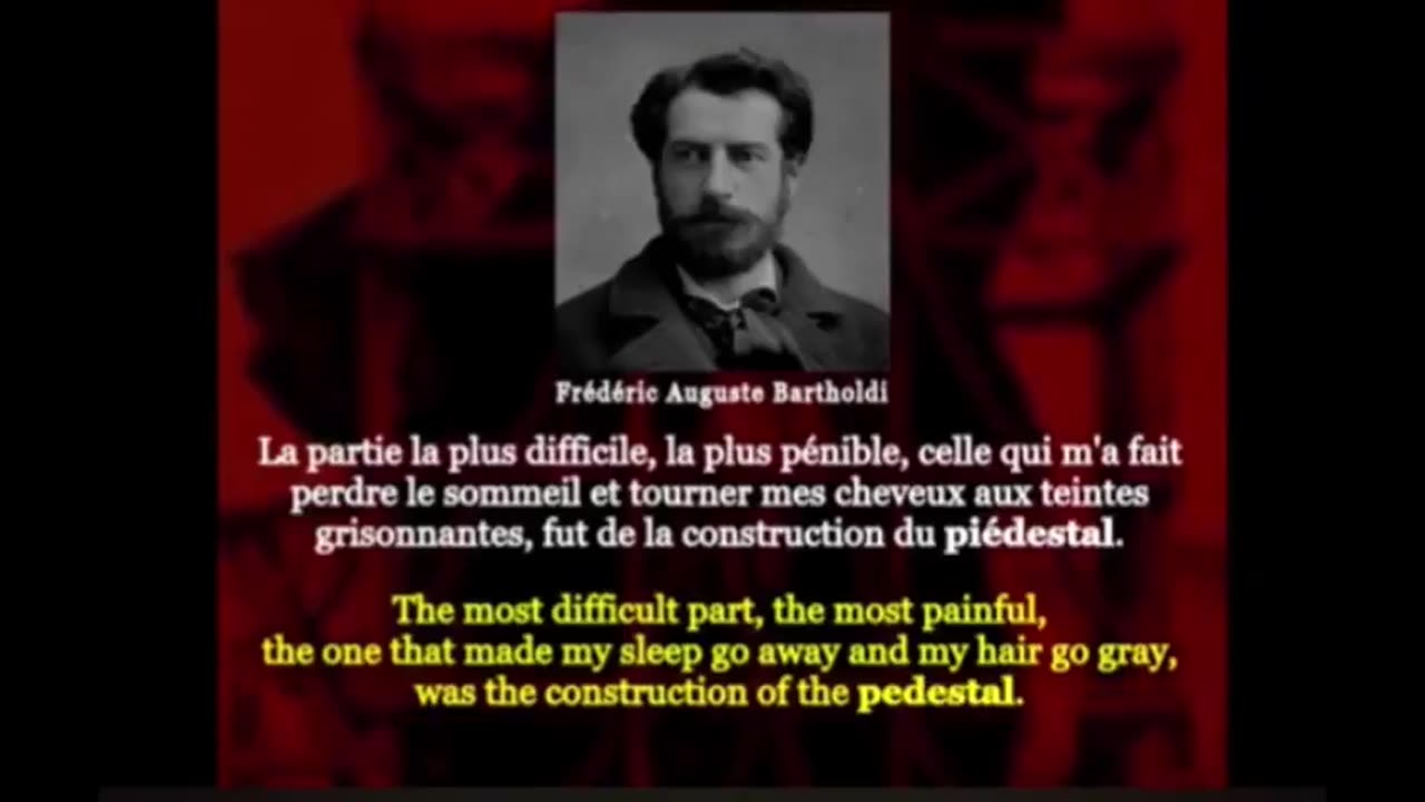 The following audio is an excerpt from an 1889 interview with the designer of the Statue of Liberty.