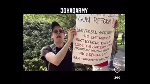 More backwards protesting