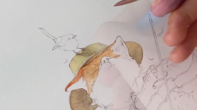 Watercolor｜Fox and Serenade 5