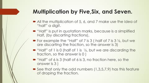 The Trachtenberg method for speed mathematics P2