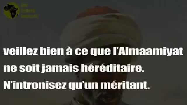 les dernières recommandations de l'Almamy Thierno Souleymane Baal...