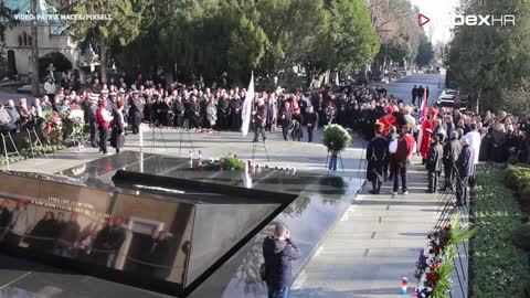 Predsjednica položila vijenac za Tuđmana