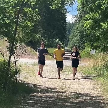 Son, Grandson and Grand Daughter ran the trail between Republic and the Canadian Border