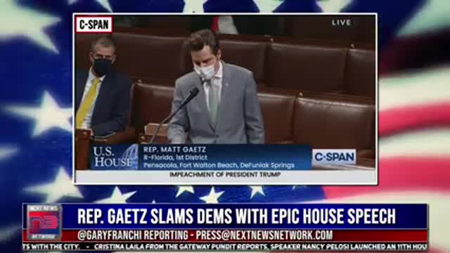 MUST SEE- Rep. Gaetz SLAMS Dems to their FACE with EPIC House Floor Speech