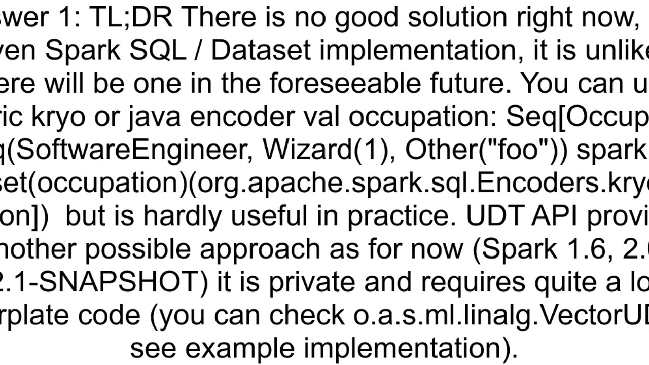 Encode an ADT sealed trait hierarchy into Spark DataSet column