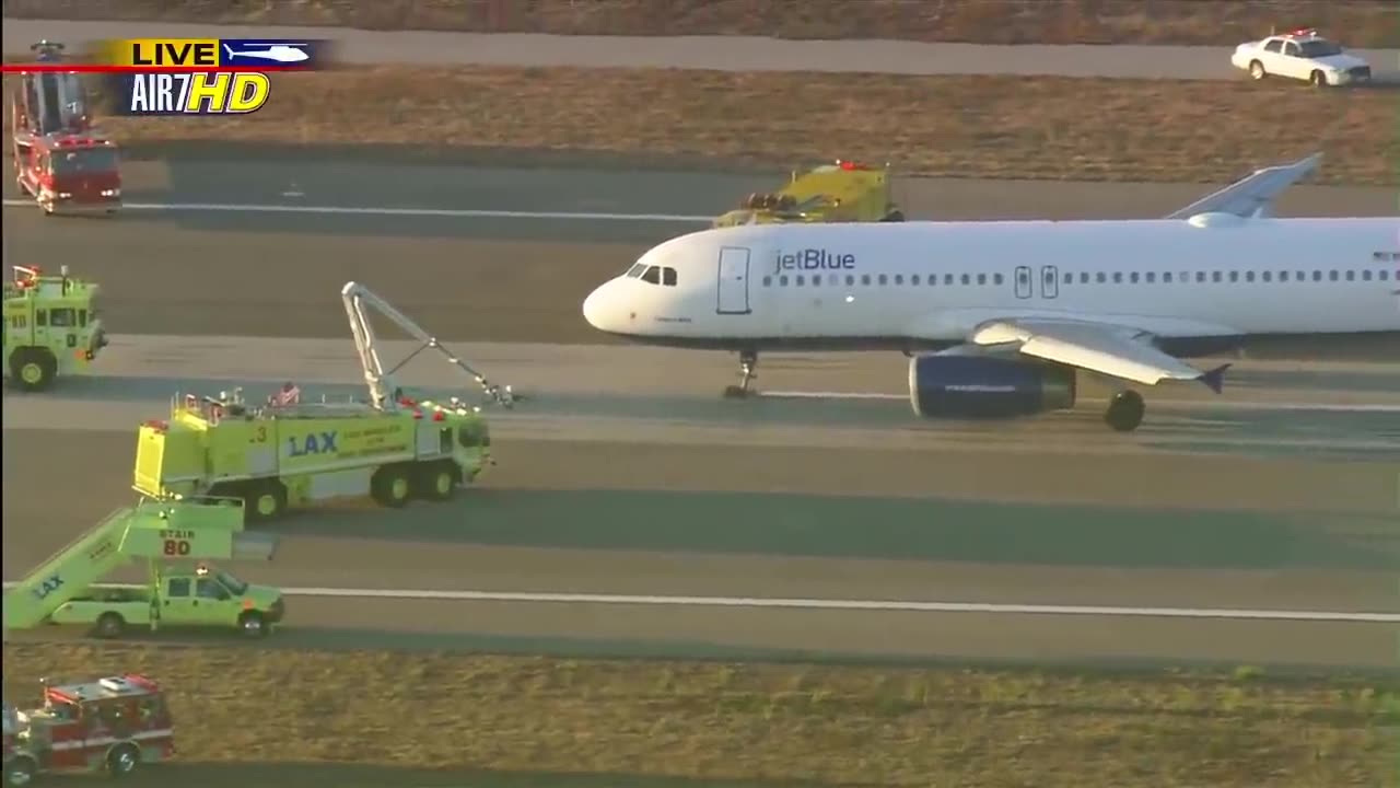 LAX preparing for JetBlue Flight 292 Emergency Landing