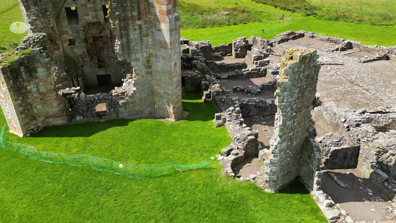 Edlingham castle, viaduct and Church