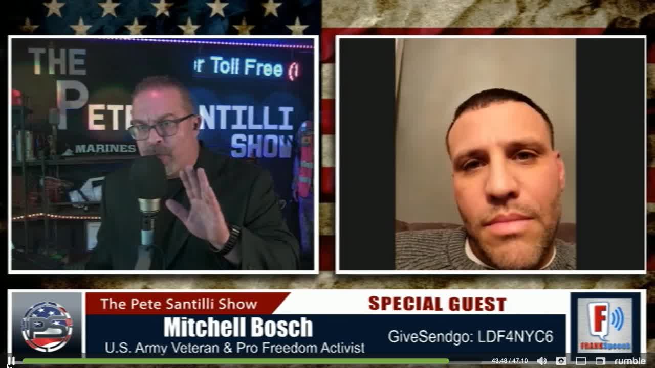 Pete Santilli states Cara Castronuova (Author Gateway Pundit) who is organizing money on protesting in NYC