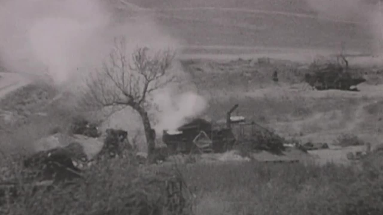 WWI-vintage 28cm Haubitze L 12 siege howitzer engages Soviet fortifications in Sevastopol in 1942