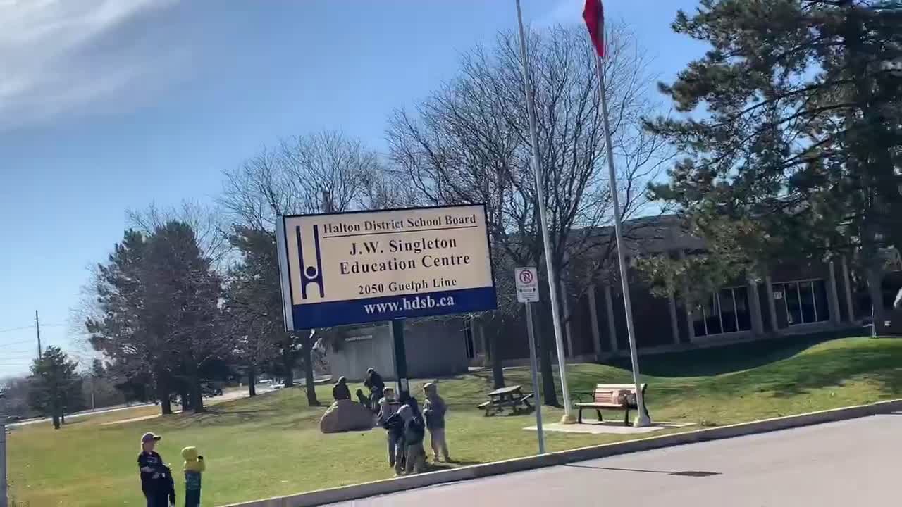 Protest against Halton District School Board