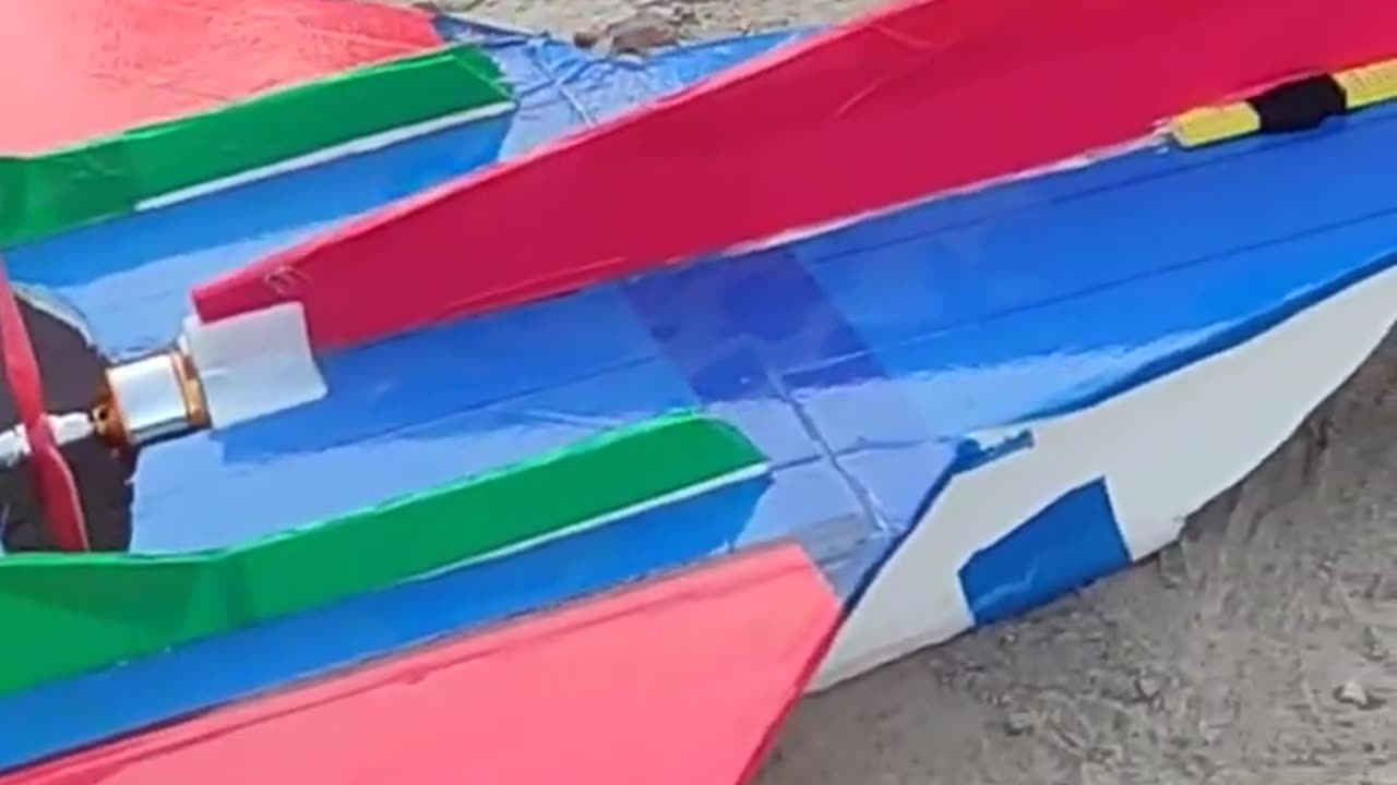 Home made Rc Plane flying