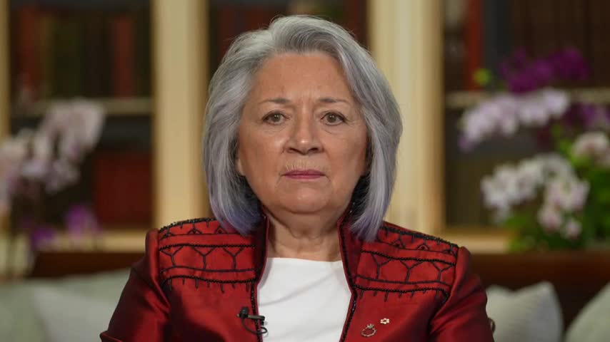La québécoise Mary Simon prononce une allocution « en français »