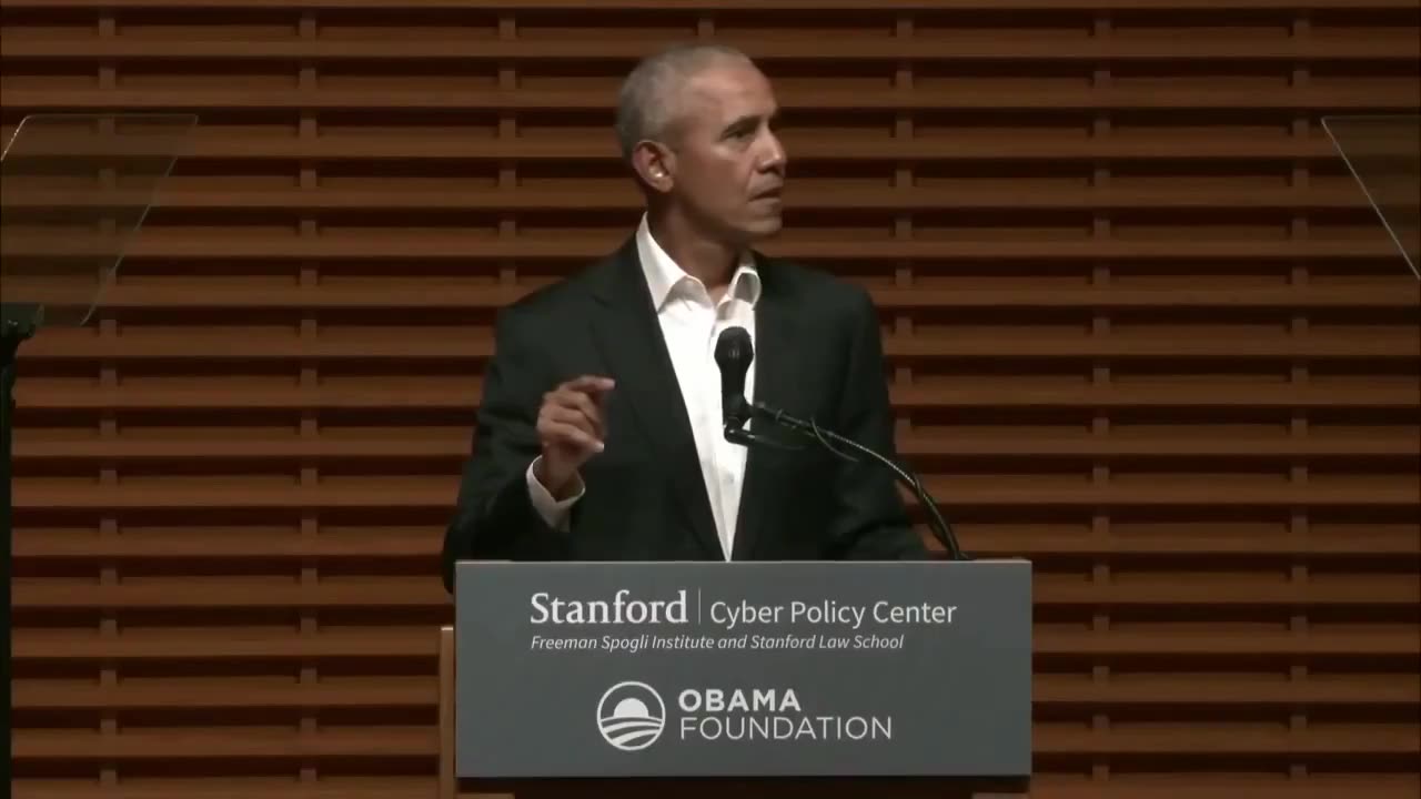 Barack Obama Lecture on Misinformation at Stanford University 4.21.2022 (Raw Sewage)