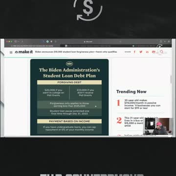 President Biden's Student Loan Forgiveness Plan Breakdown. #TITM