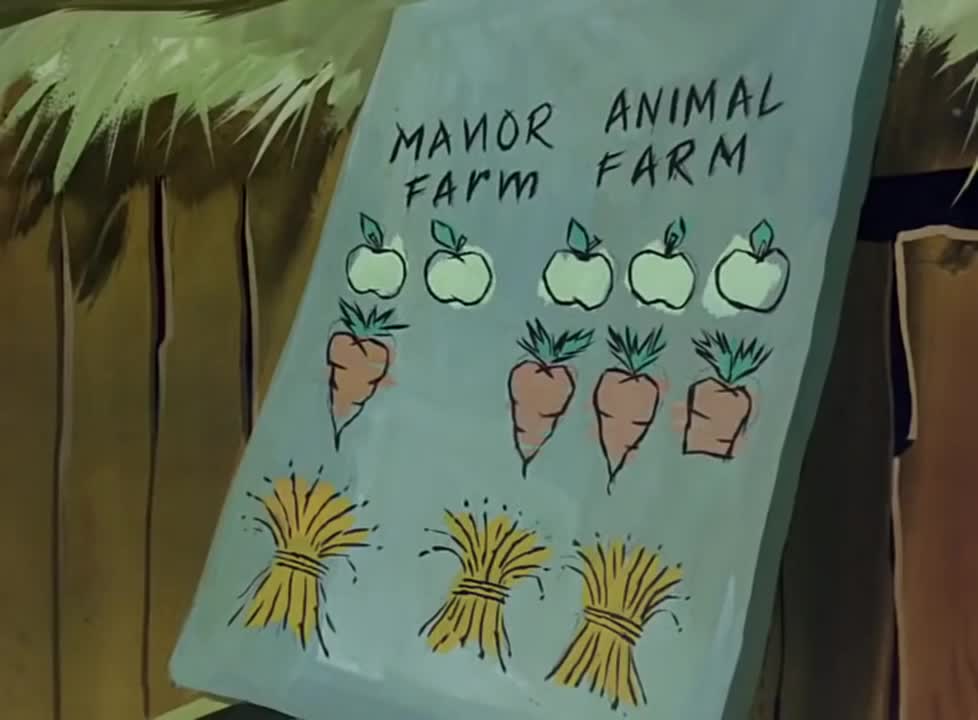 Animal Farm (1954) - George Orwell - Adult Animation Movie