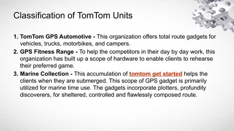 www.tomtom.com getstarted