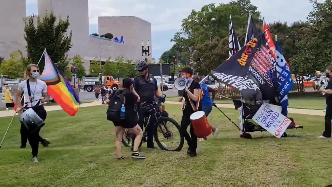 Radical Leftists In DC Cheerfully Chant About The Death Of Ashli Babbitt