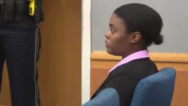 Women who starved her daughter to death reacts to death sentence