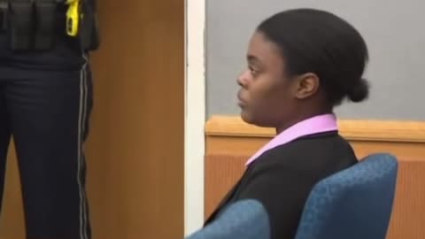 Women who starved her daughter to death reacts to death sentence