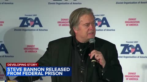 Steve Bannon, Donald Trump's former chief strategist, released from prison days ahead of election