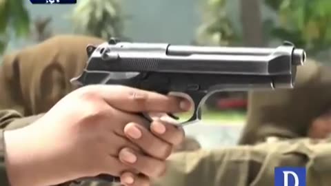 Ladies constable firing practice Lahore