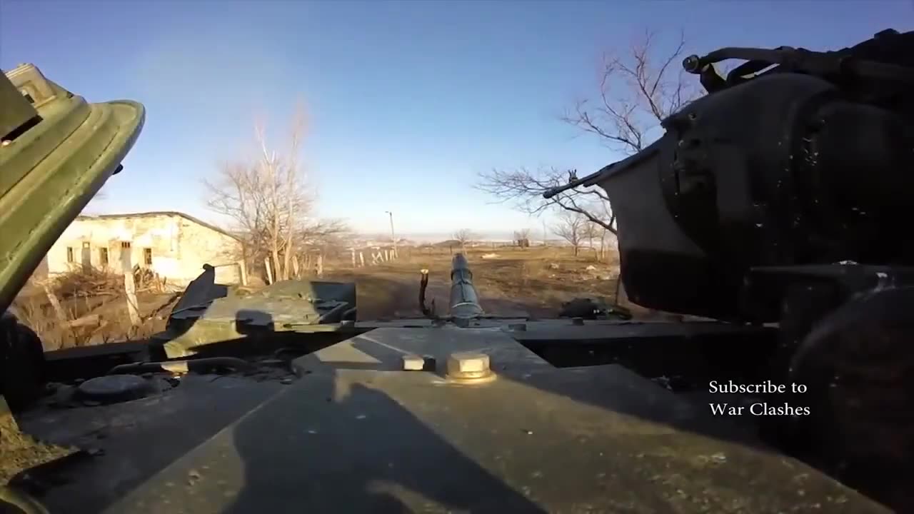 🎥 🦄 POV | Ukraine Russia War | Ukrainian T-64 Shoot & Scoot in Debaltseve, Donetsk Oblast | RCF