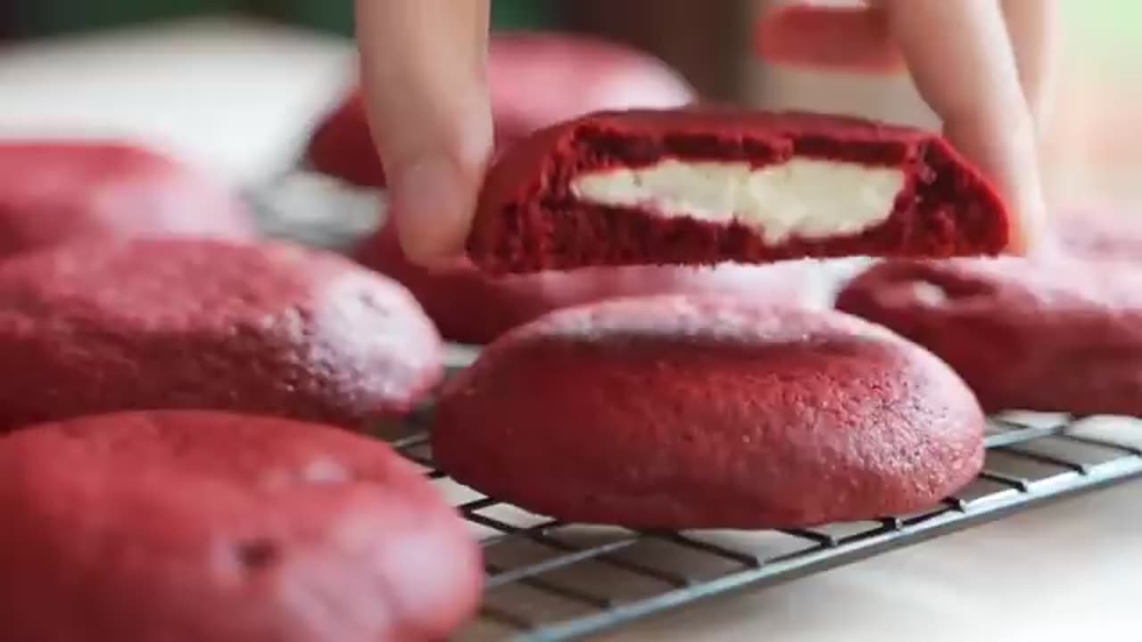 Amazingly Soft and Chewy!! Red Velvet with Cream Cheese Fillings!!!