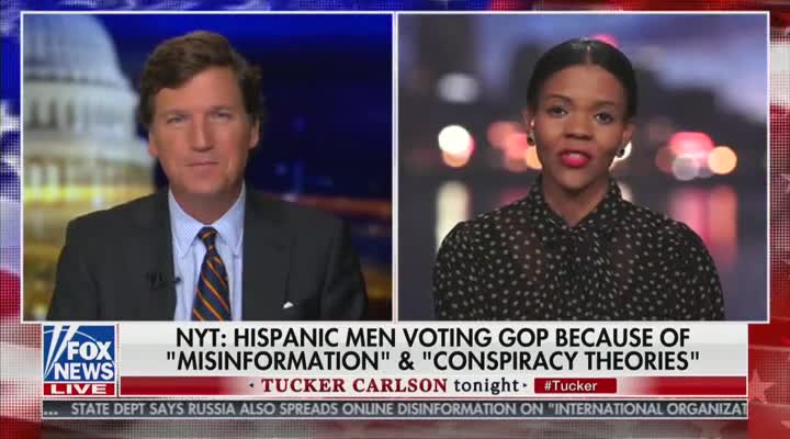 Tucker Carlson And Candace Owens Discuss Hispanic Republicans