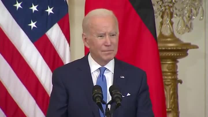 Biden vil lukke for Nord Stream 2, 7. Februar 2022