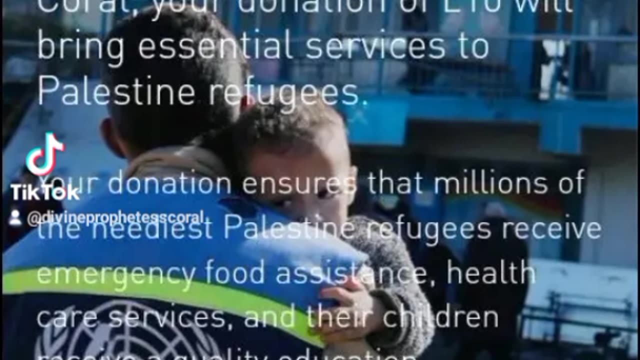 Please Donate To The UNRWA As A Matter Of Urgency
