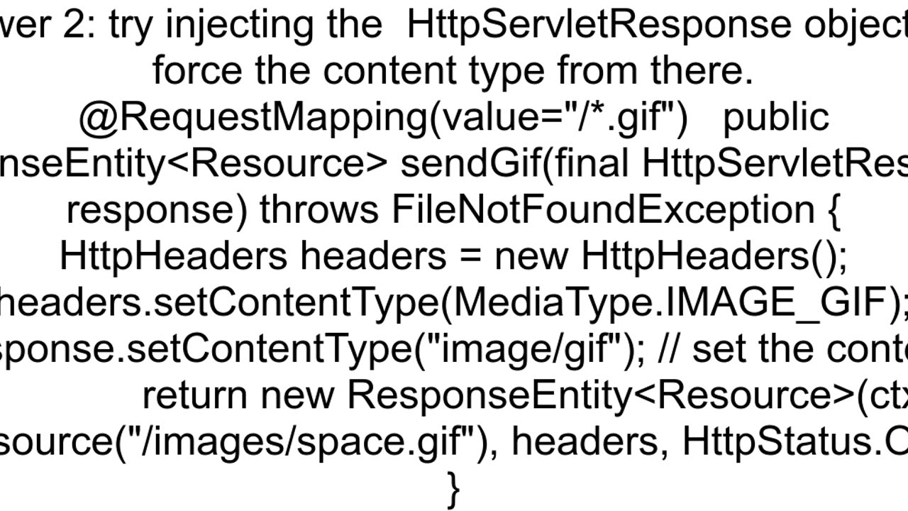 Sending custom ContentType with ResponseEntityltResourcegt