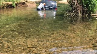 Sunken Jeep