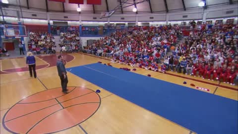 Military Sergeant SURPRISES His Wife at School Pep Rally - Coming Home (S1 Flashback) _ Lifetime