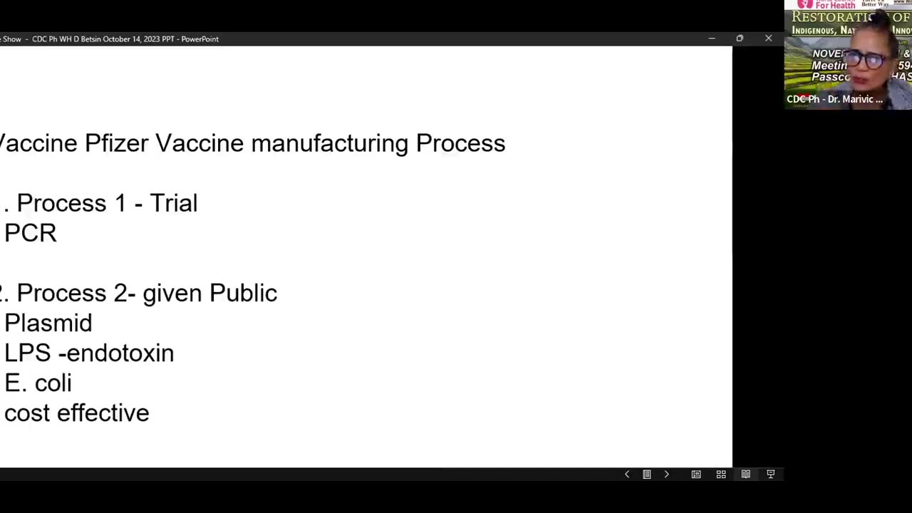 Dr. Villa Unveils Pfizer Vaccine Manufacturing Process Details | Huddle Shorts - 101423