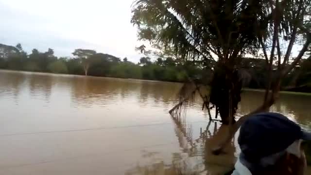 impactantes videos tras la ruptura de dos diques en Sabana de Torres y Rionegro