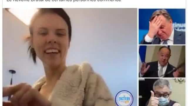 Le réveil brutal de certaines personnes commence . . .