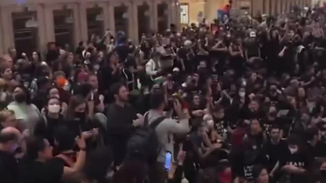 Pro-Palestine protesters and other activists have taken over and occupied Central Terminal