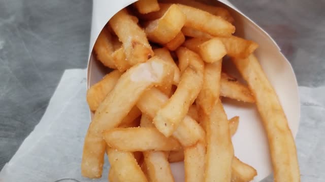 Burger King Hamburger & Fries