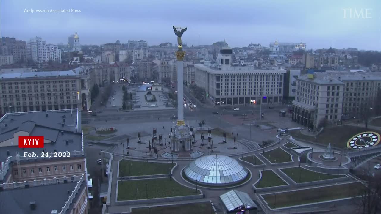 Bombing on Kiev