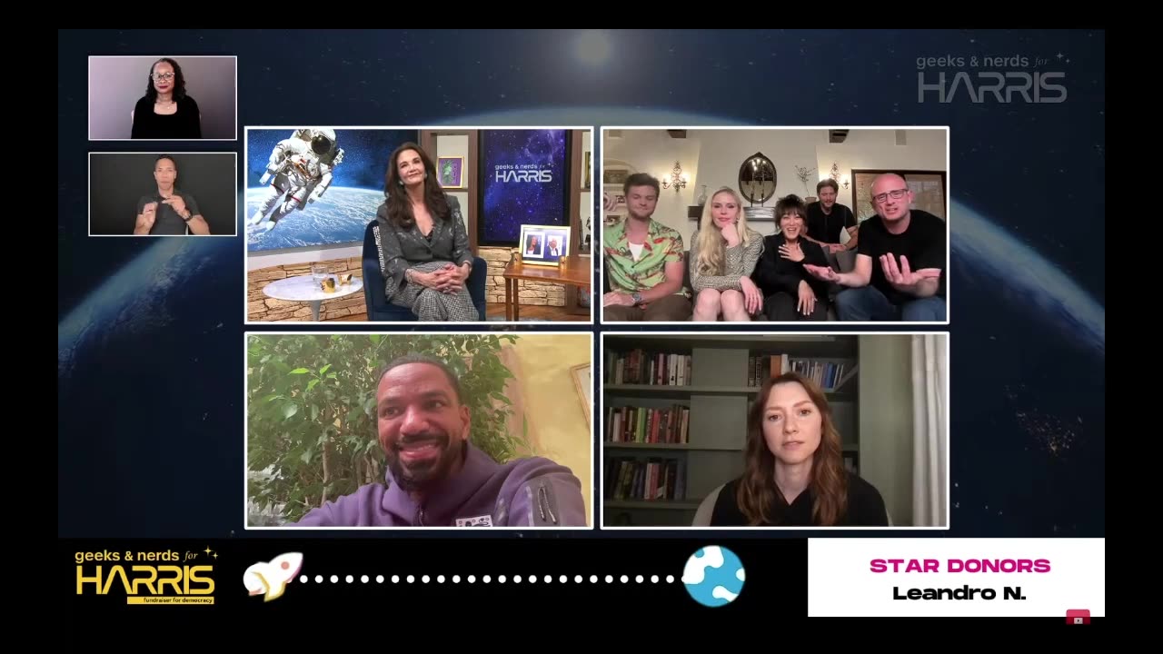 Lynda Carter with the Cast of The Boys | Geeks and Nerds (The Bracelet and squib scene)