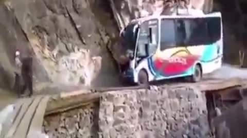 Car on the mountain