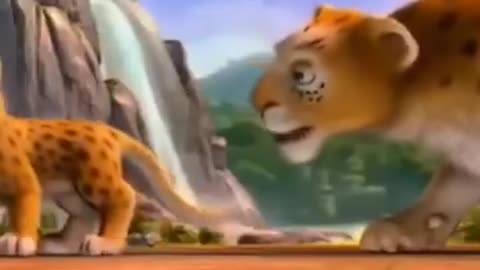 Animal funny short video lion King