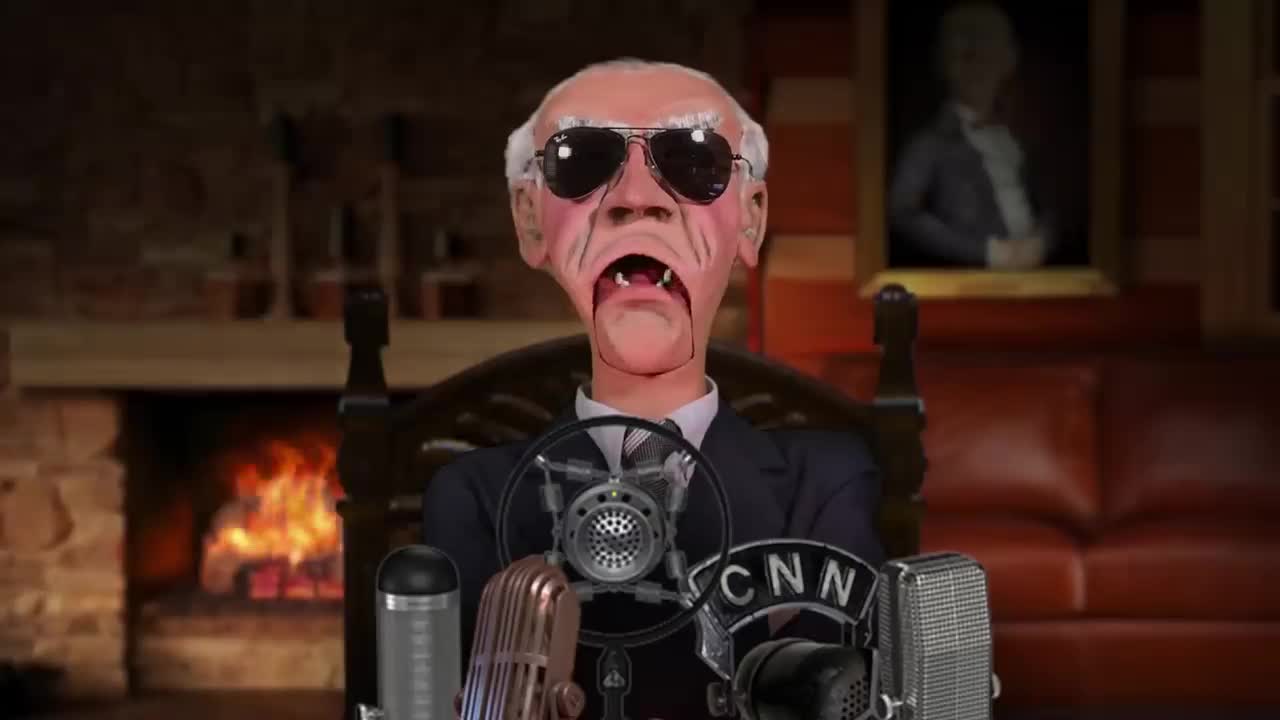 Joe Biden Puppet Fireside Shat - JEFF DUNHAM - WALTER