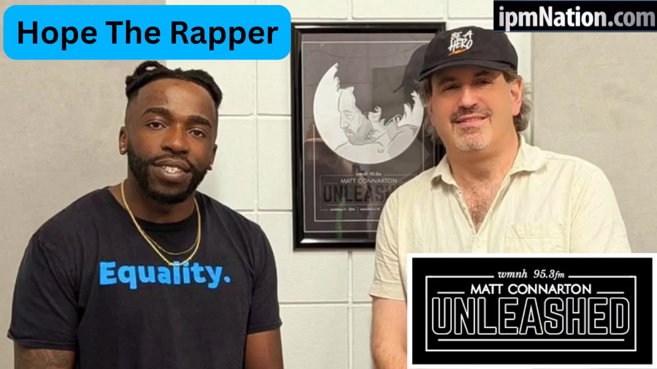 Hope The Rapper returns to celebrate 10 weeks of new singles premiered on Matt Connarton Unleashed.