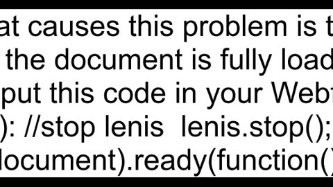 Lenis Scroll Unable to scroll to bottom of page